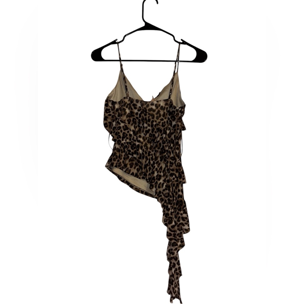 Cheetah Ruffle Top - Picture 3 of 4